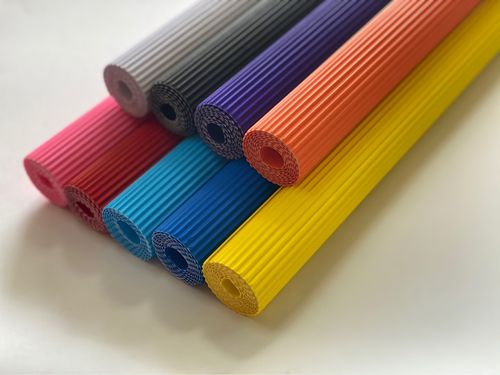 纸制品礼盒厂家定制彩色坑纸牛皮坑纸efbg坑全黑色纸板坑纸彩色金属